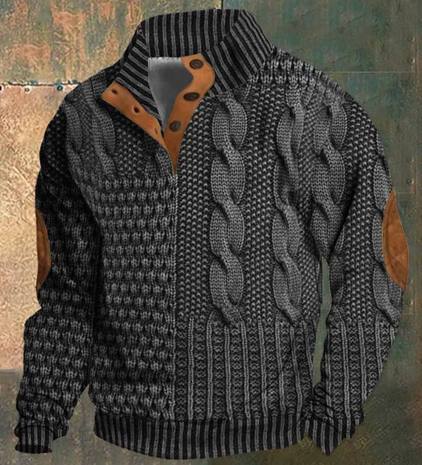Bror | PULOVER RETRO CU INSCRIPȚIE