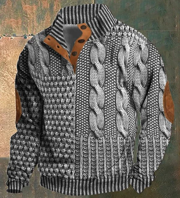 Bror | PULOVER RETRO CU INSCRIPȚIE