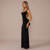 Noelia – rochie lungă sofisticată cu design minimalist