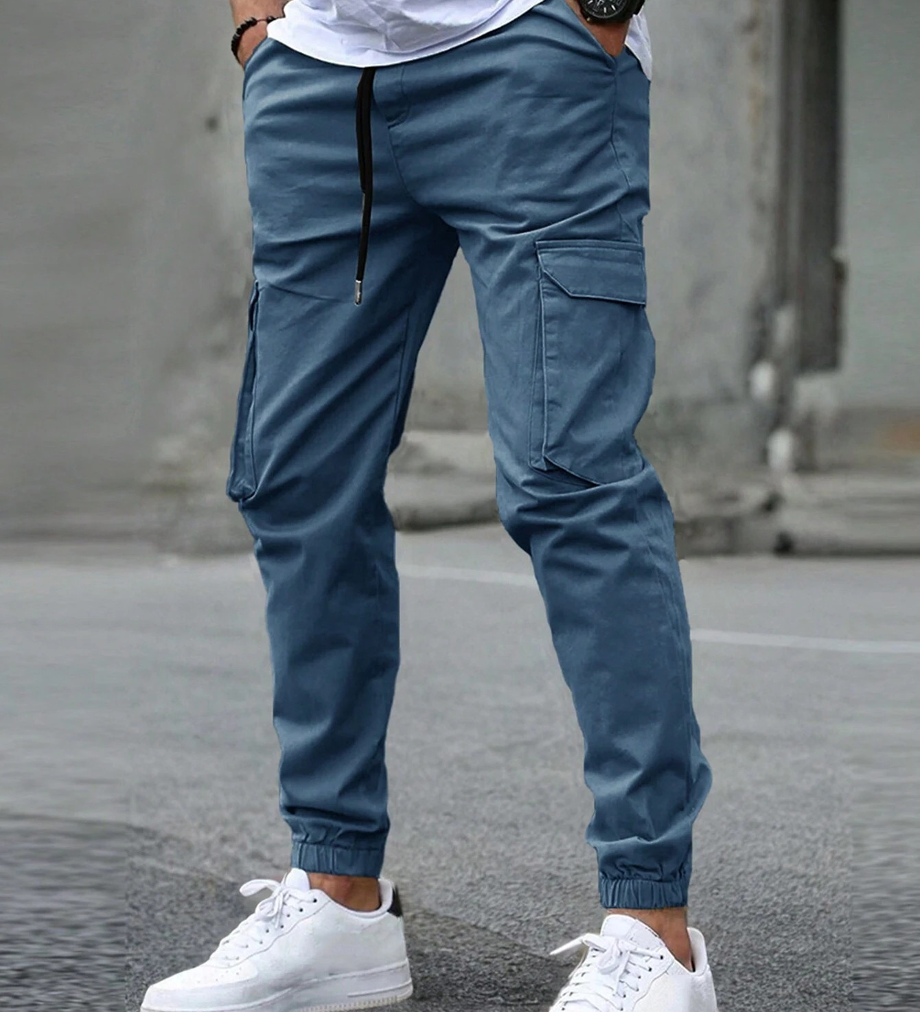 Davide | PANTALONI CARGO JOGGER MEESTELE