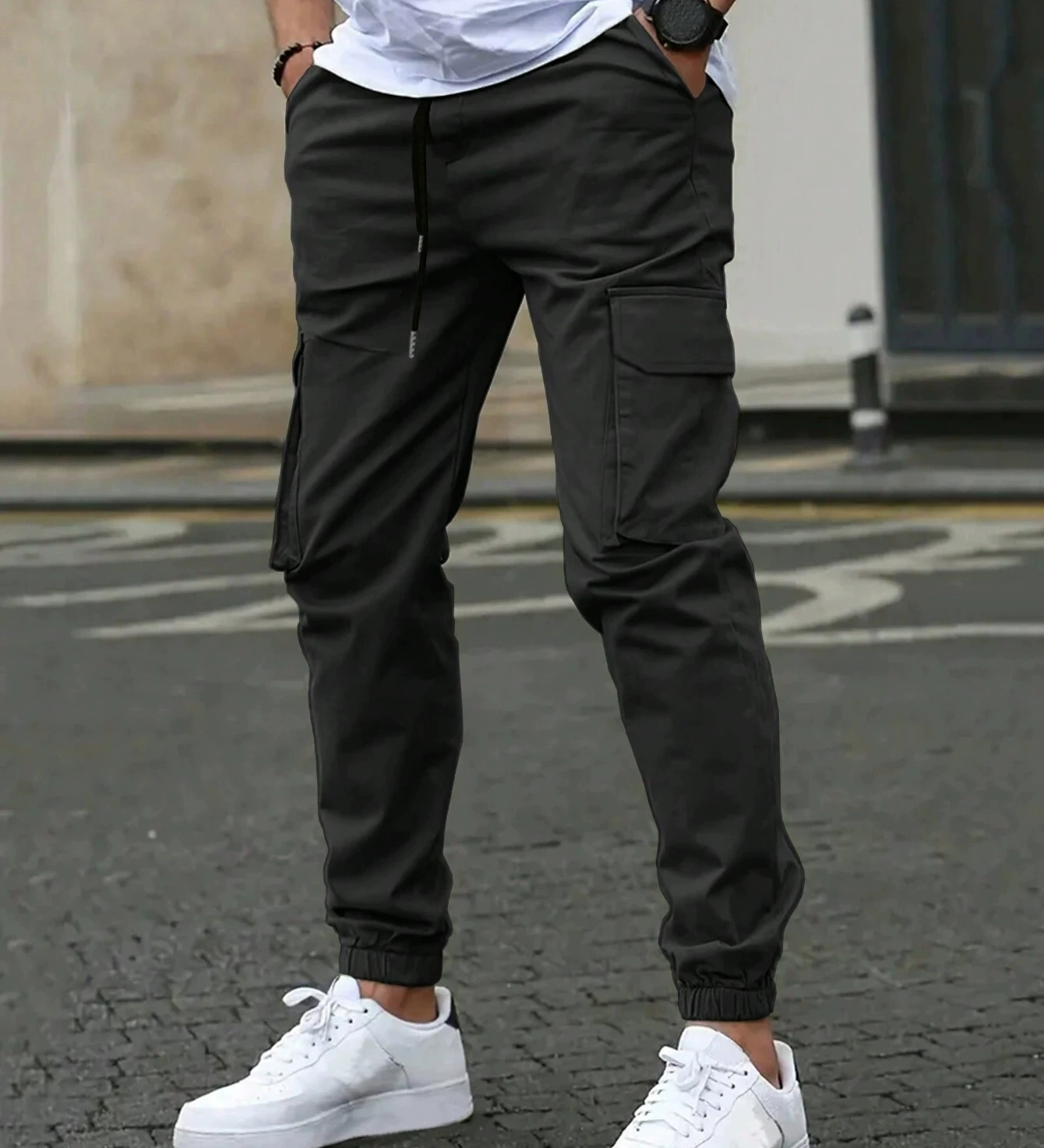 Davide | PANTALONI CARGO JOGGER MEESTELE