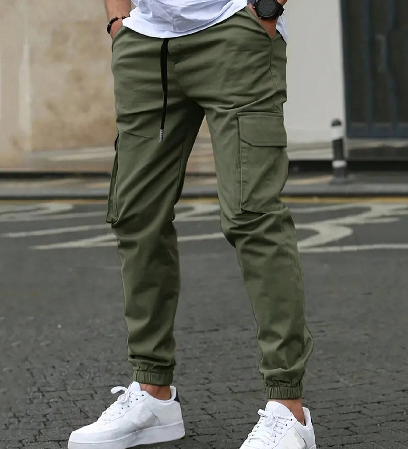 Davide | PANTALONI CARGO JOGGER MEESTELE