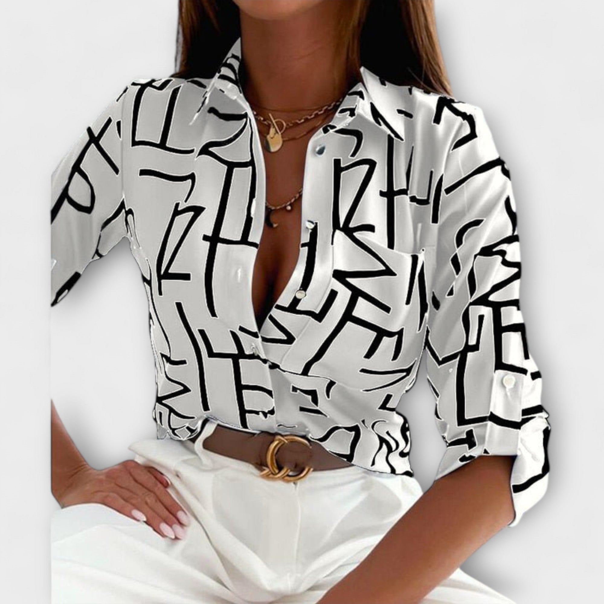 Maria | Tricou cu guler clasic